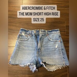 A&F High Rise Mom Shorts